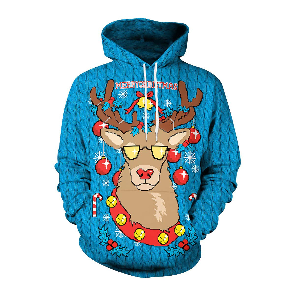 Sweat à capuche imprimé 3D
