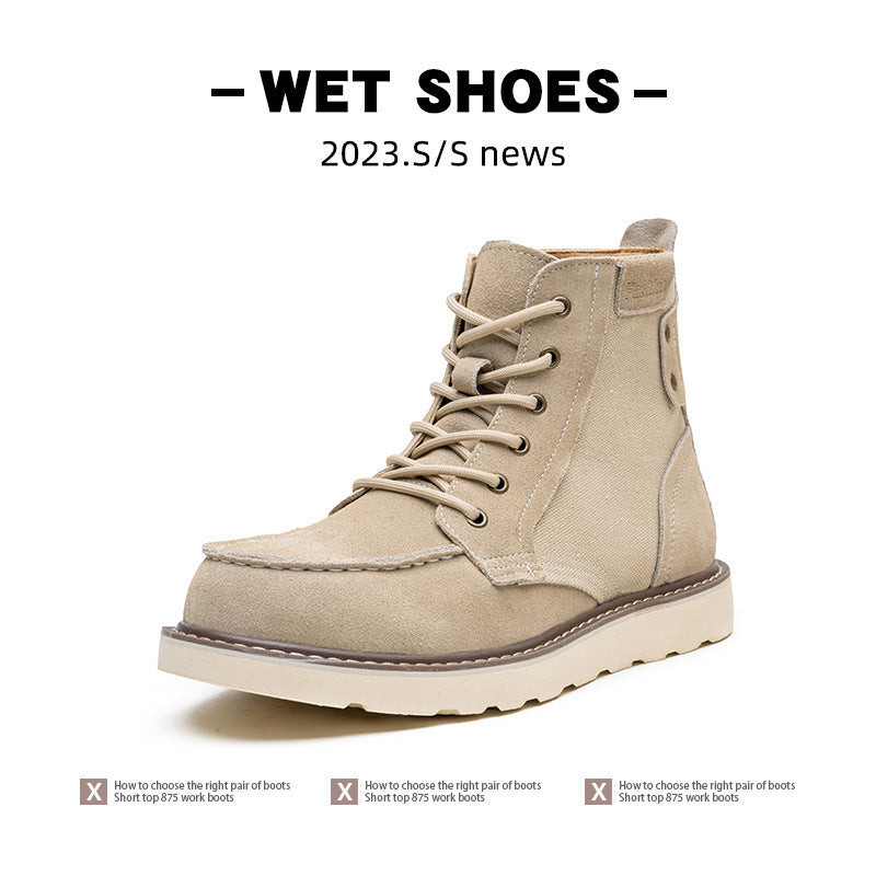 Bottes de travail rétro pour hommes