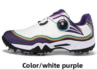 Chaussures de golf avec boucle rotative