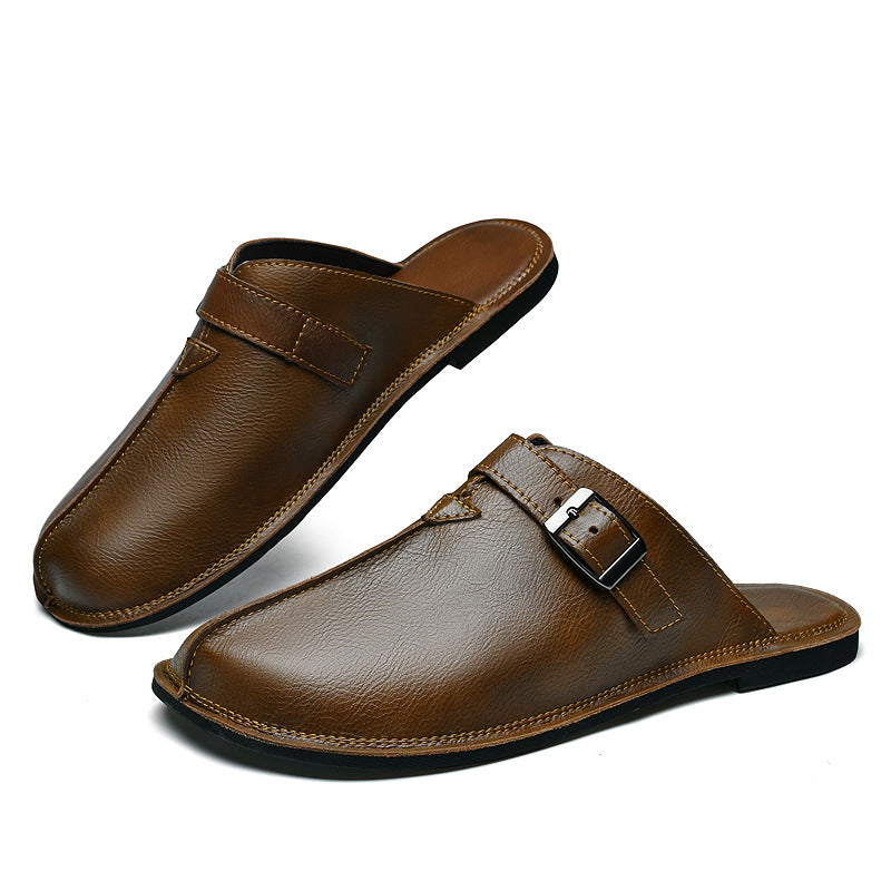Tongs plates rétro polyvalentes pour hommes