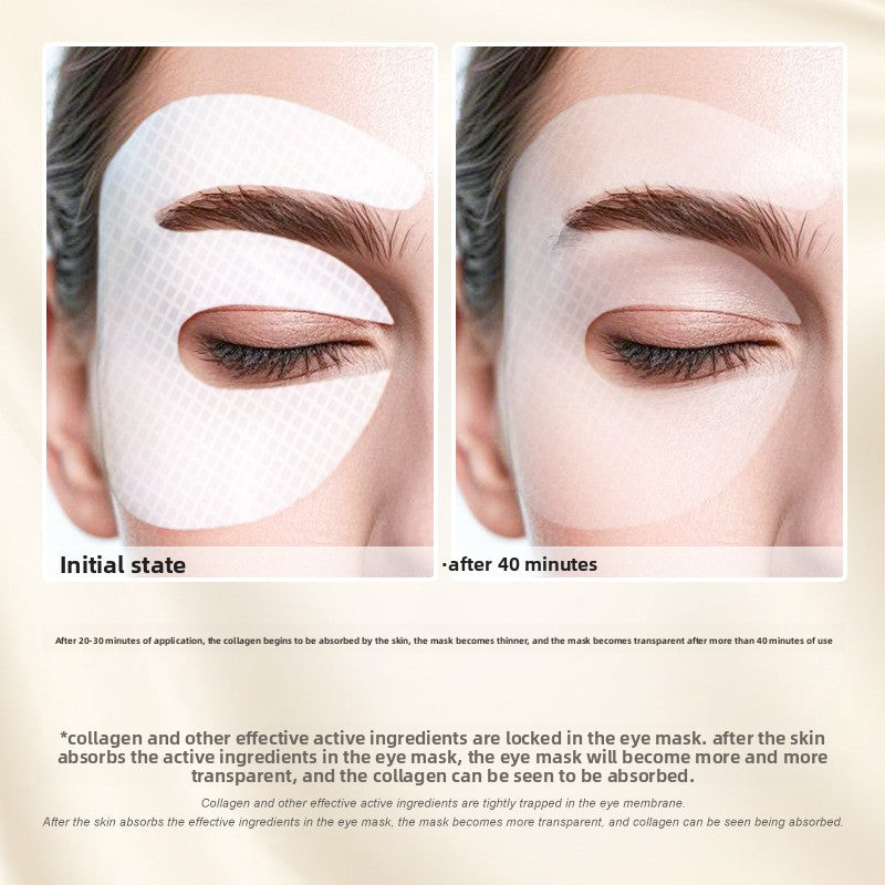 Ensemble de masques pour les yeux raffermissants au collagène recombinant