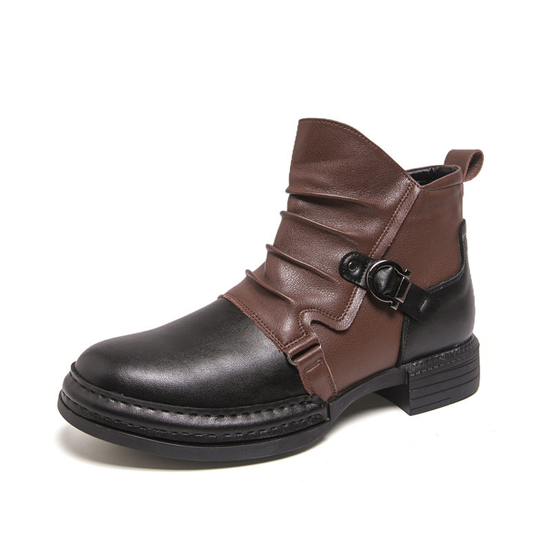 bottes en cuir