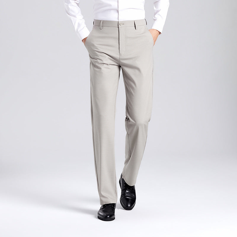 Pantalon droit décontracté pour hommes