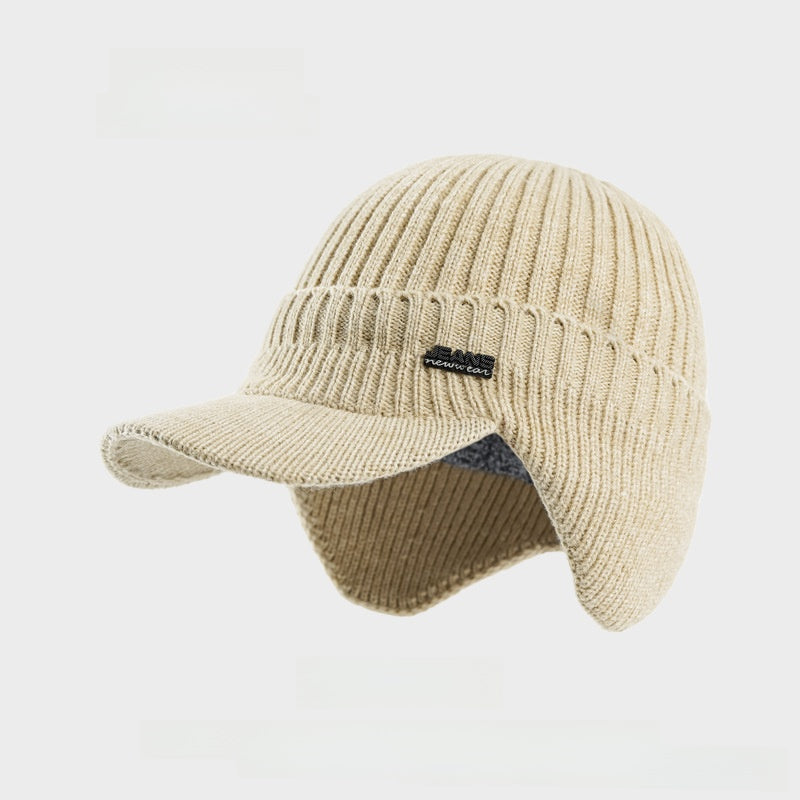 Casquette de baseball en laine doublée polaire