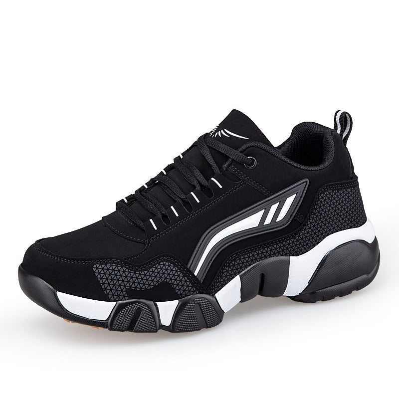 Men's Waterproof Leather Running Shoes