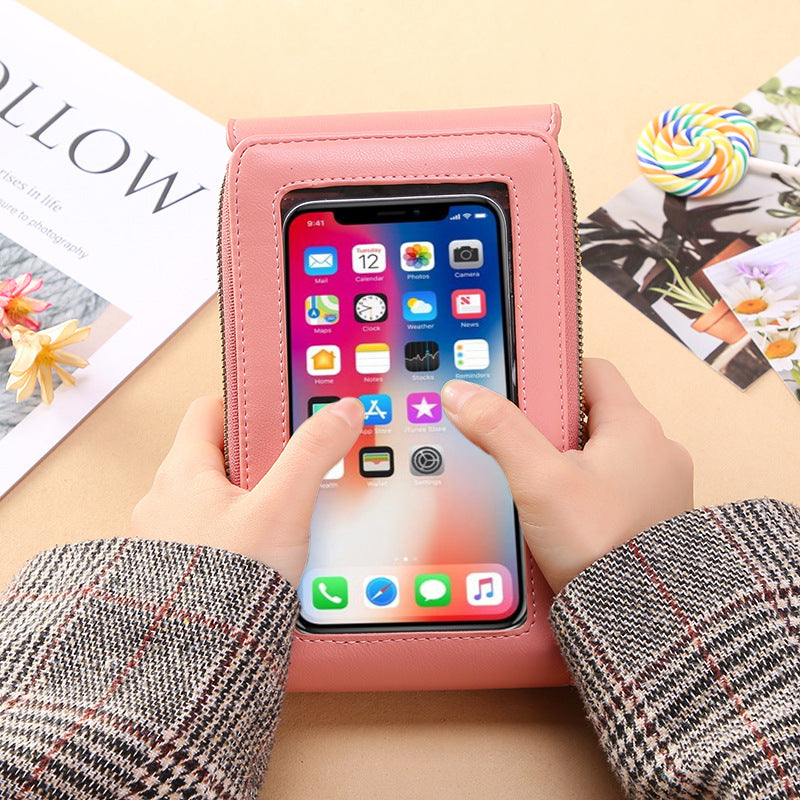 Sac bandoulière tactile pour téléphone