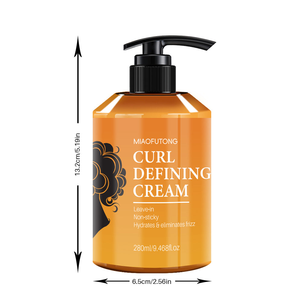 Crème Définissante de Boucles Élastiques pour Cheveux Naturellement Rebondissants