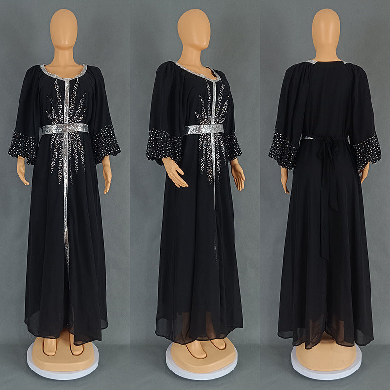 Habit :Robe à manches bouffantes