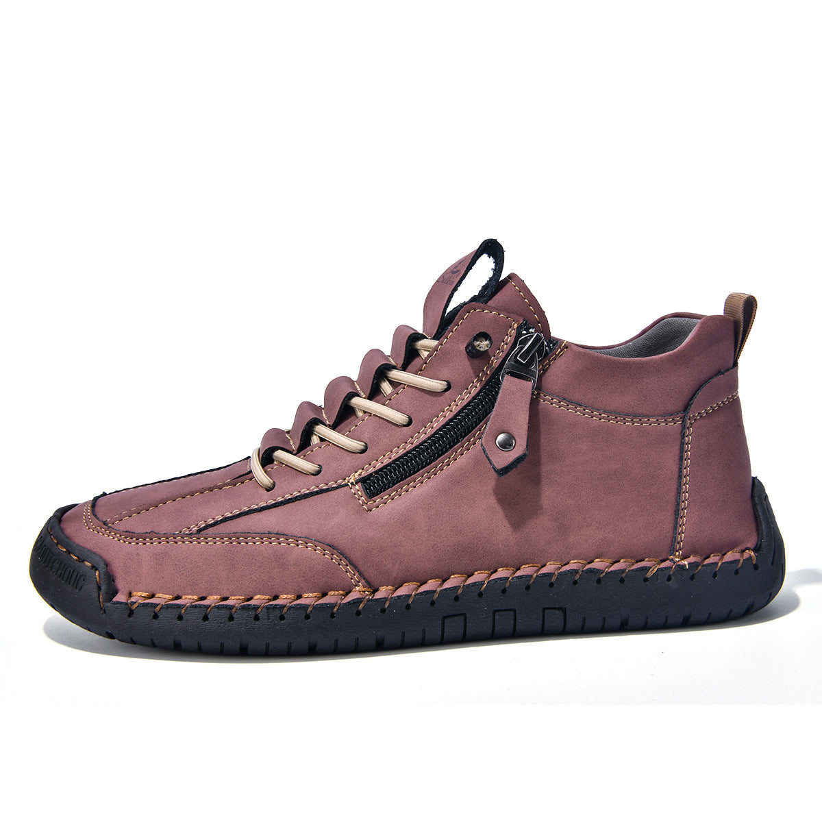 Bottes Martin décontractées à fermeture éclair latérale pour hommes et femmes