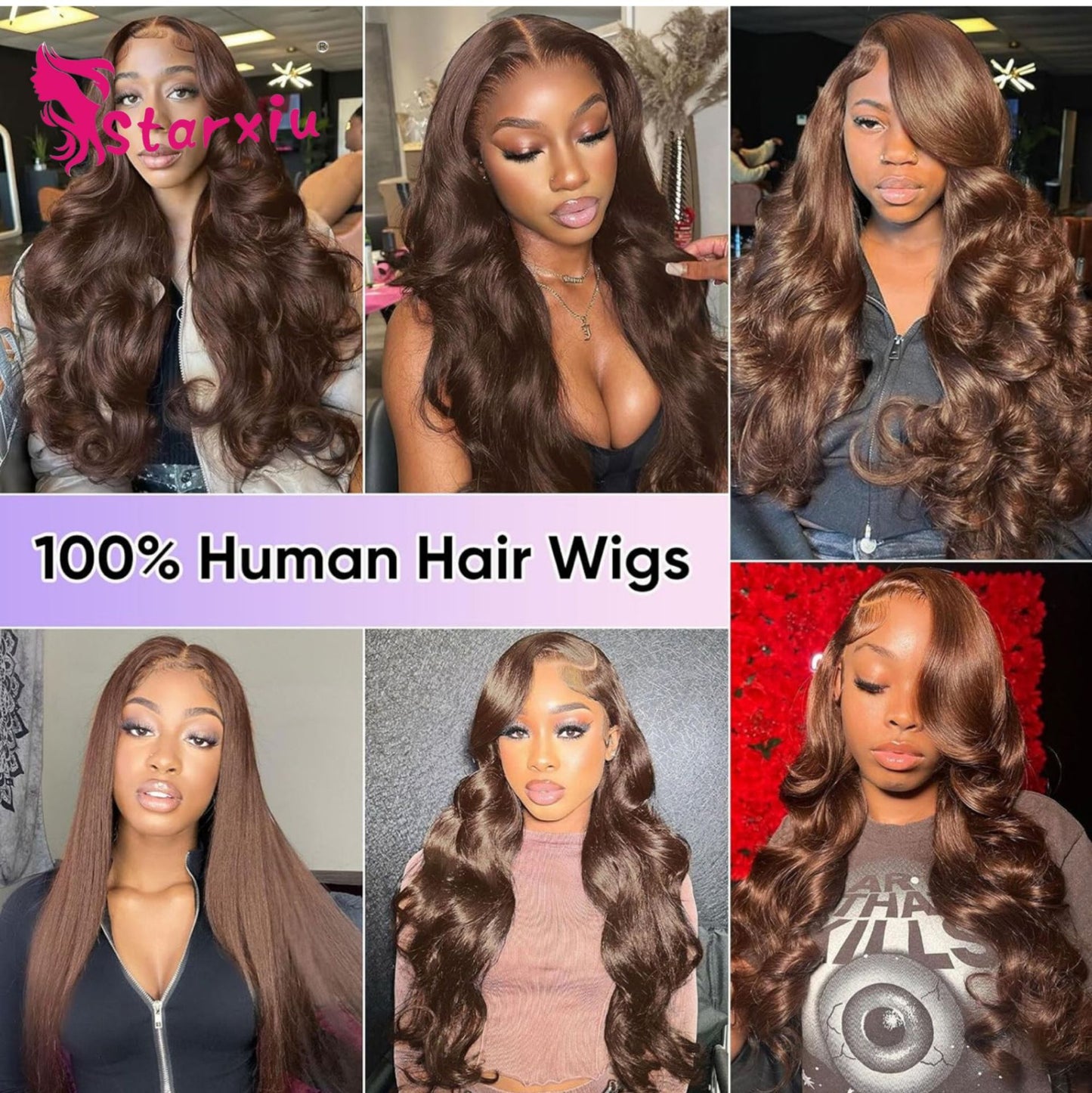 perruque en cheveux humains