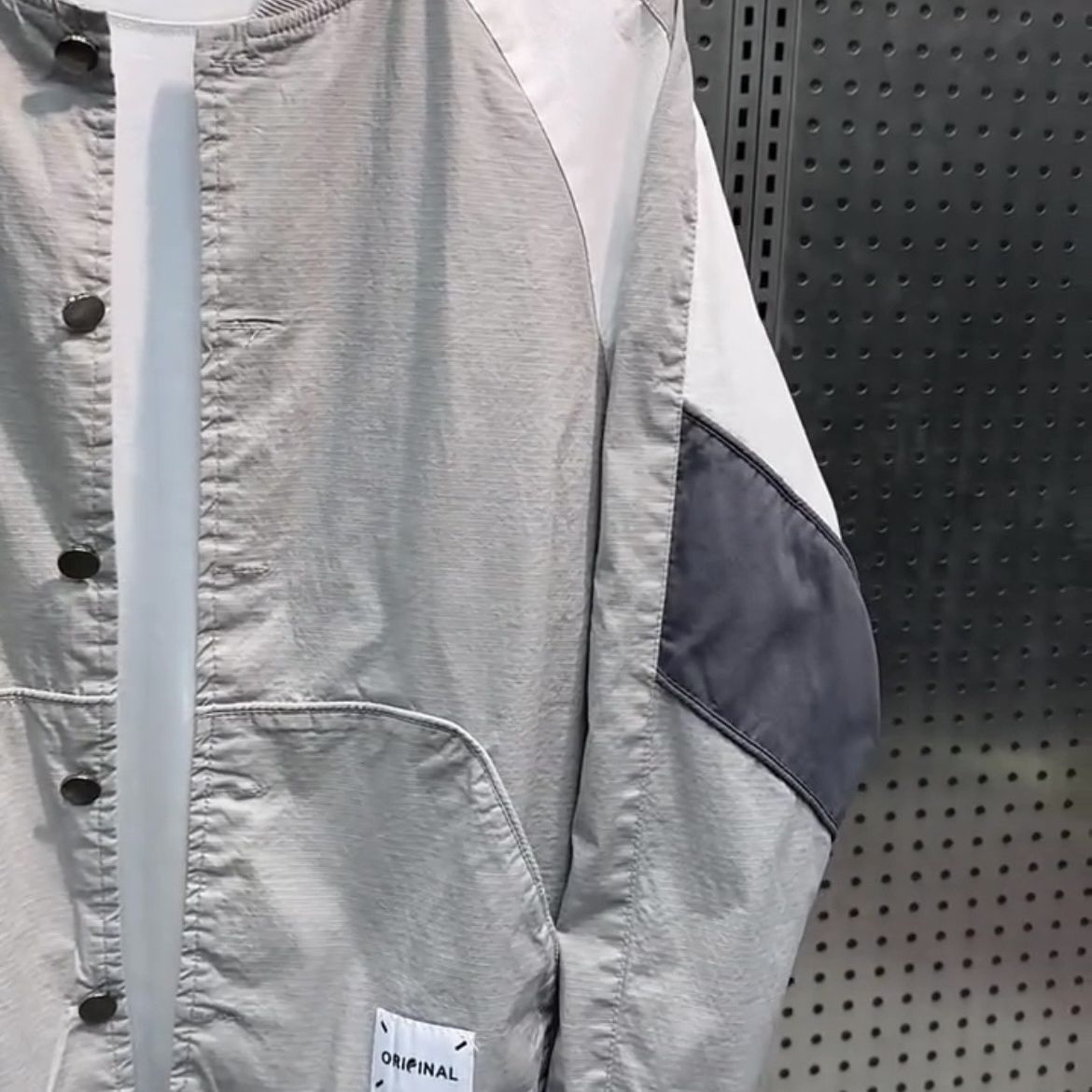 Veste à col de baseball mince