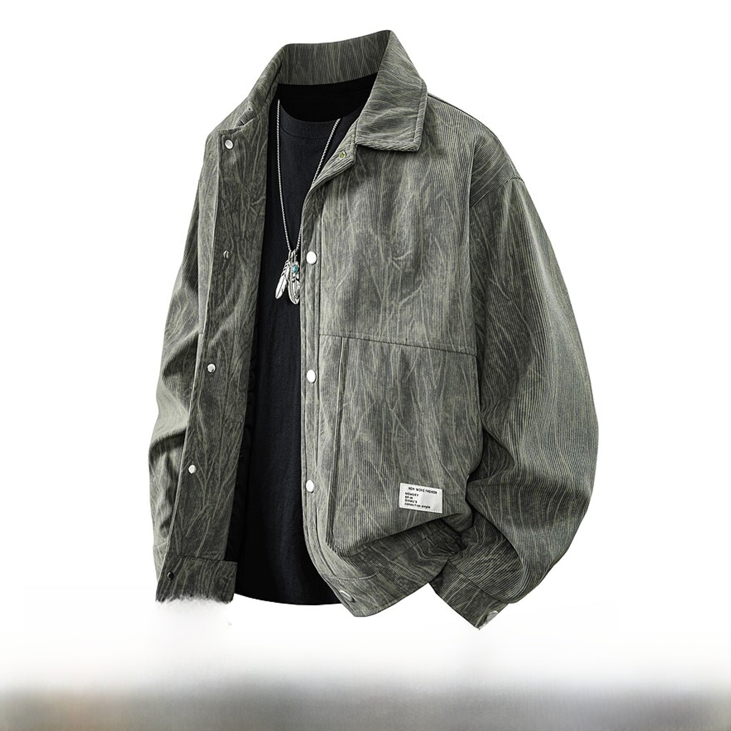 Veste vintage décontractée pour homme