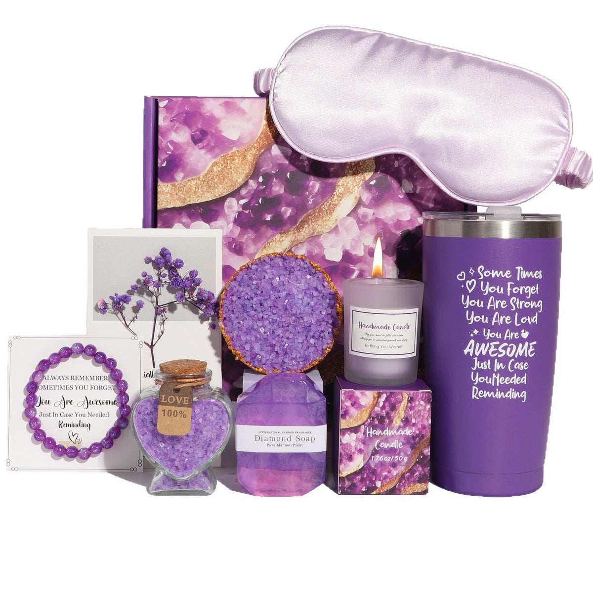Coffret cadeau de bain d'aromathérapie