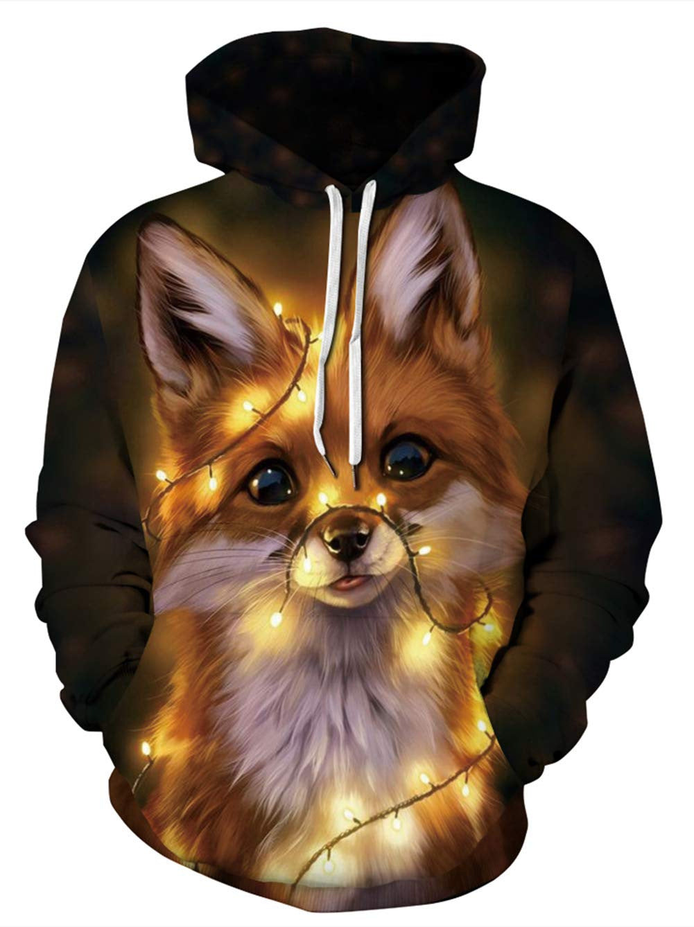 Sweat à capuche imprimé 3D