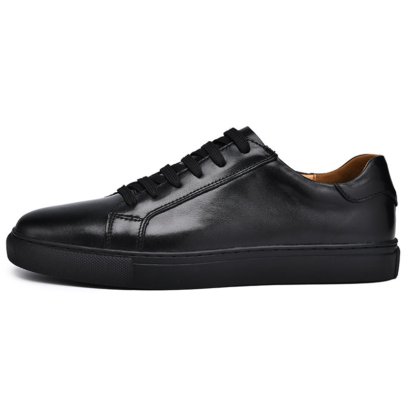 Chaussures décontractées pour hommes en cuir véritable à motif crocodile