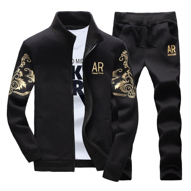 Ensemble Veste à Fermeture Éclair et Pantalon pour Hommes