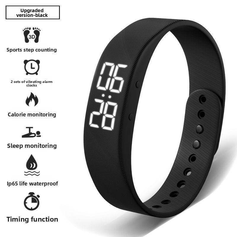 Montre réveil à vibration silencieuse multifonction