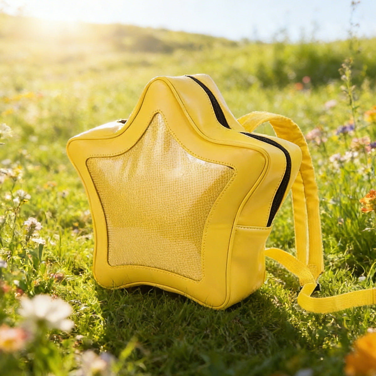 Sac à dos transparent en forme d’étoile