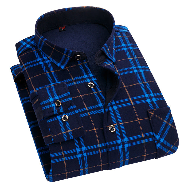 Chemise à carreaux pour homme