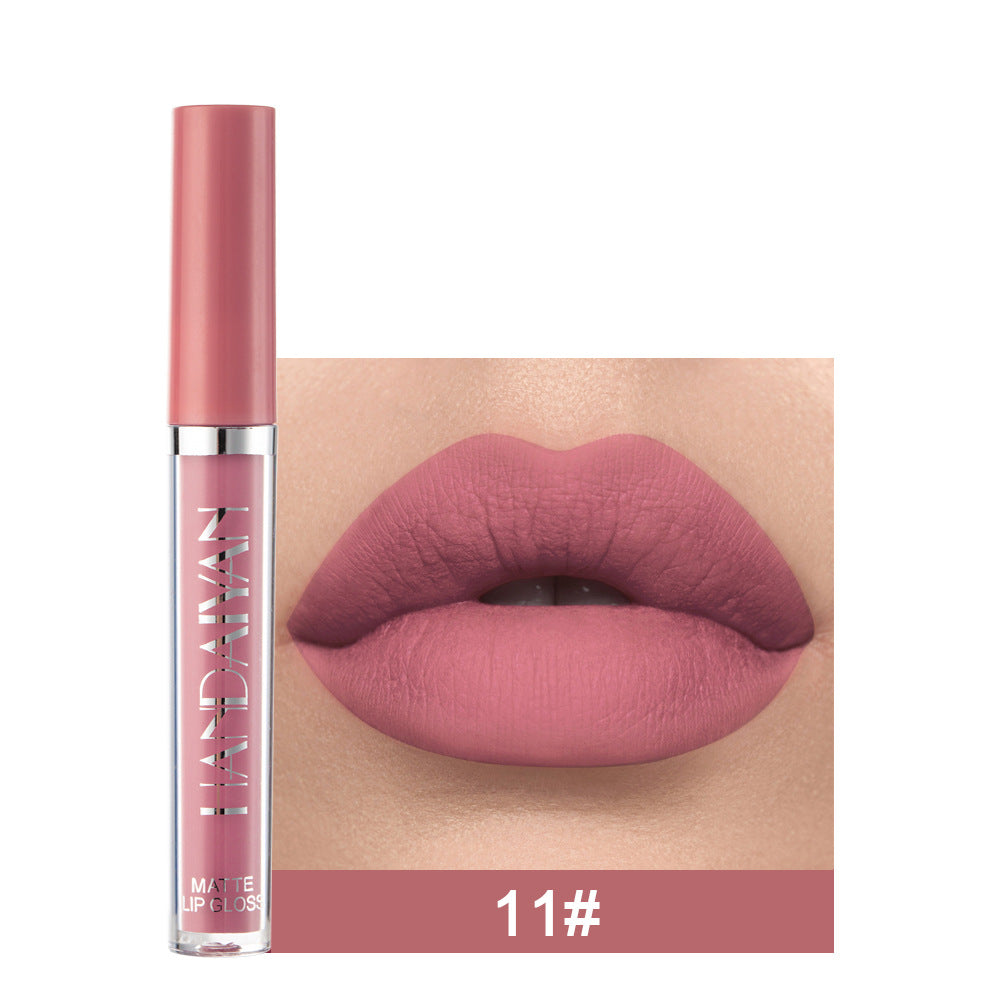Rouge à lèvres liquide mat en 12 couleurs