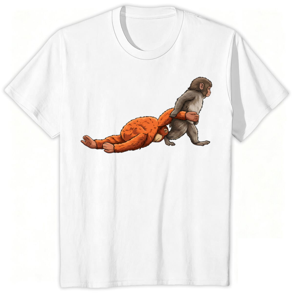 T-shirt à motif graphique Punch Monkey