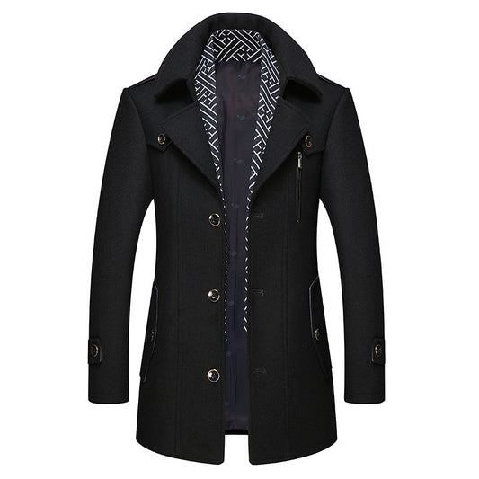 Manteau en laine pour homme