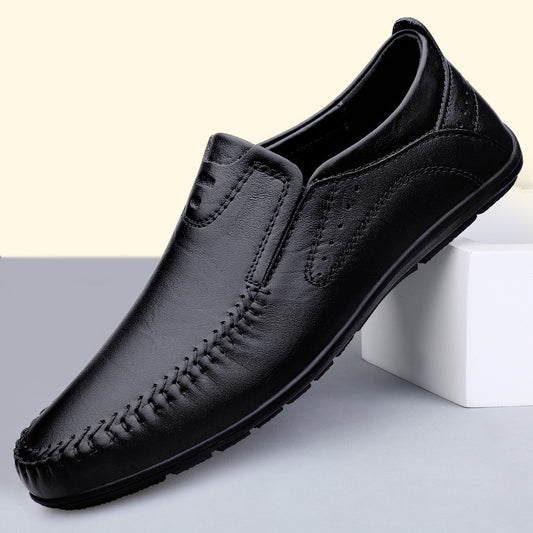 Chaussures de conduite en cuir pour hommes