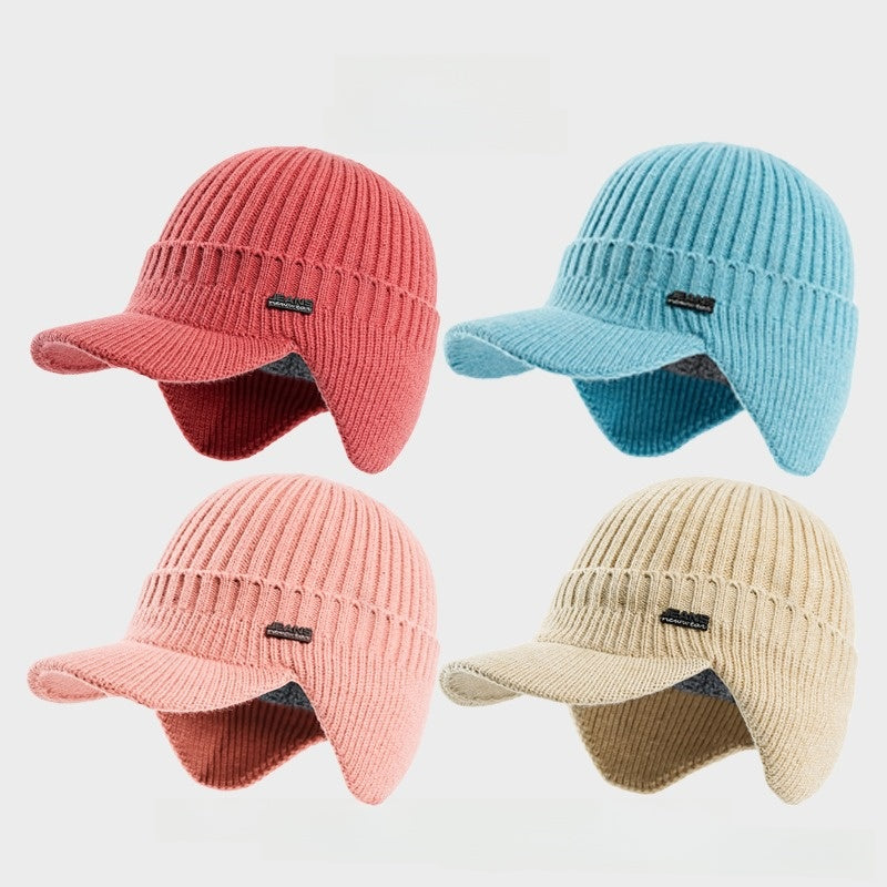 Casquette de baseball en laine doublée polaire