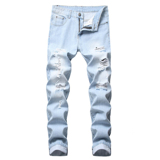 Jean droit en denim pour homme