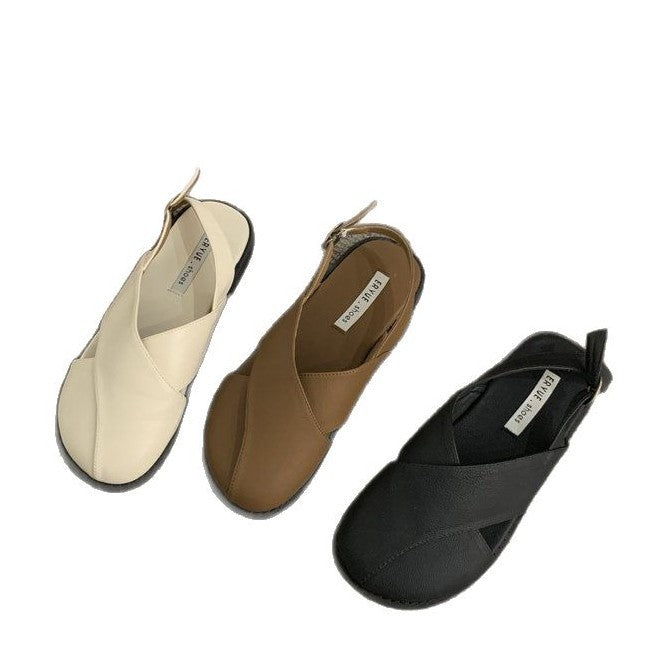 Sandales Baotou tricolores