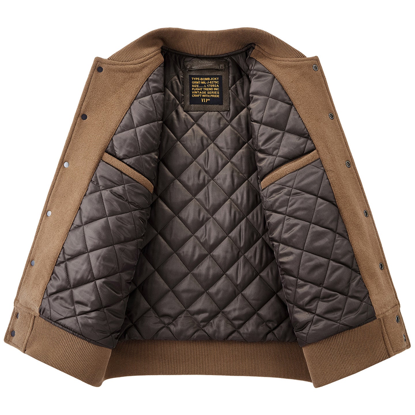 Veste de baseball en laine