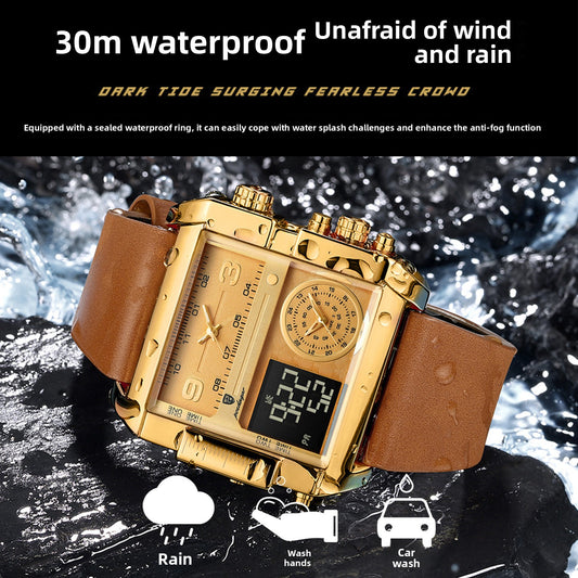 Montre Homme Quartz Analogique Numérique