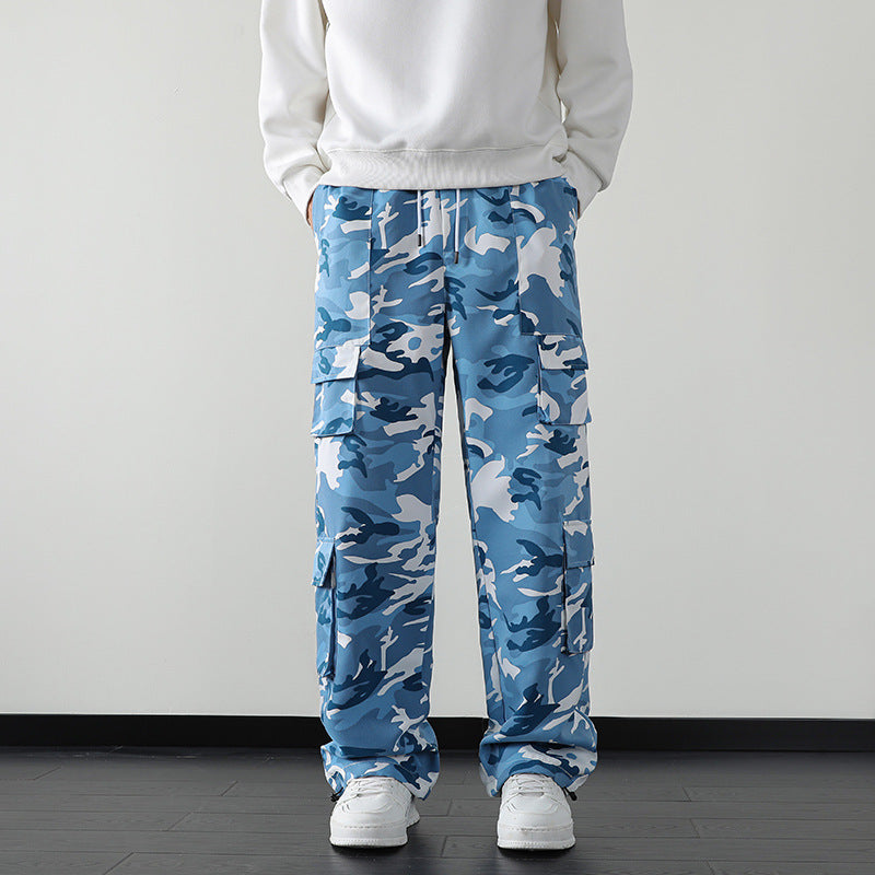 Pantalon cargo camouflage homme