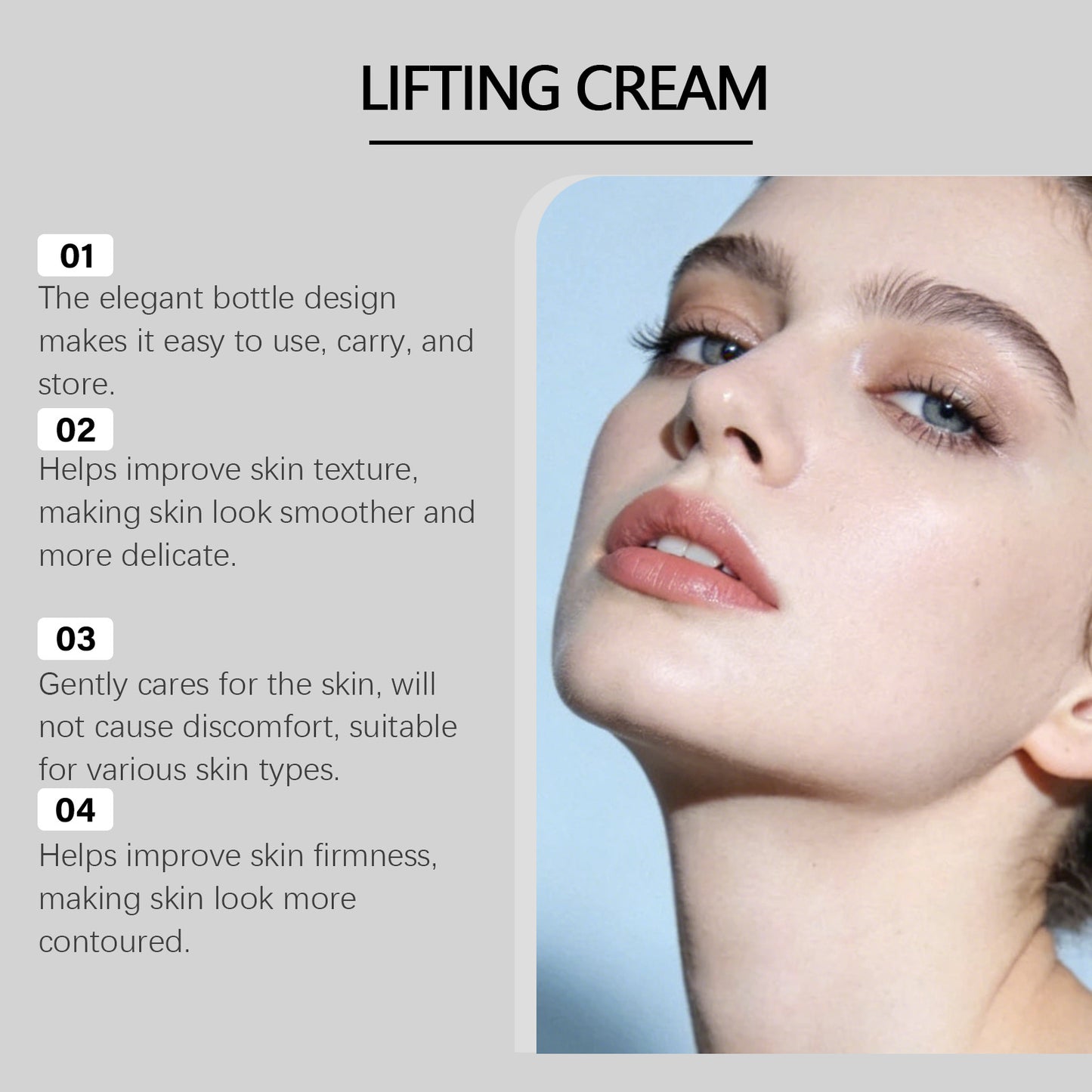 Crème hydratante pour le cou