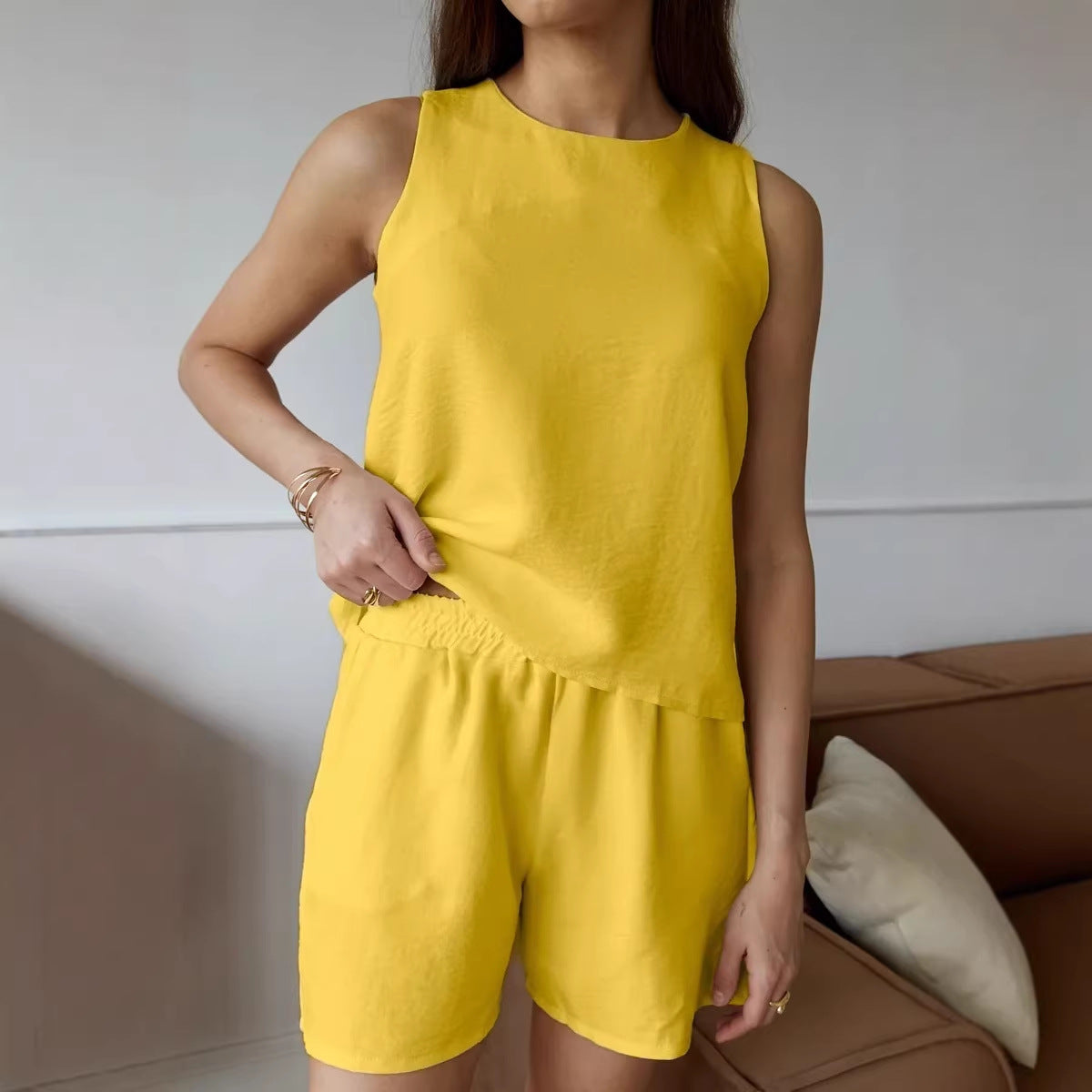 Gilet et short décontractés