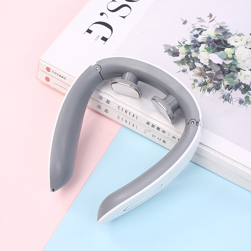Appareil de massage cervical portable avec fonction chauffante et électrothérapie