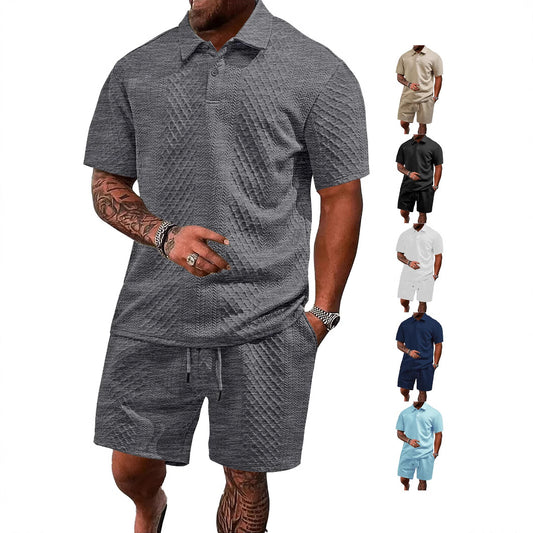 Polo d'été jacquard pour homme