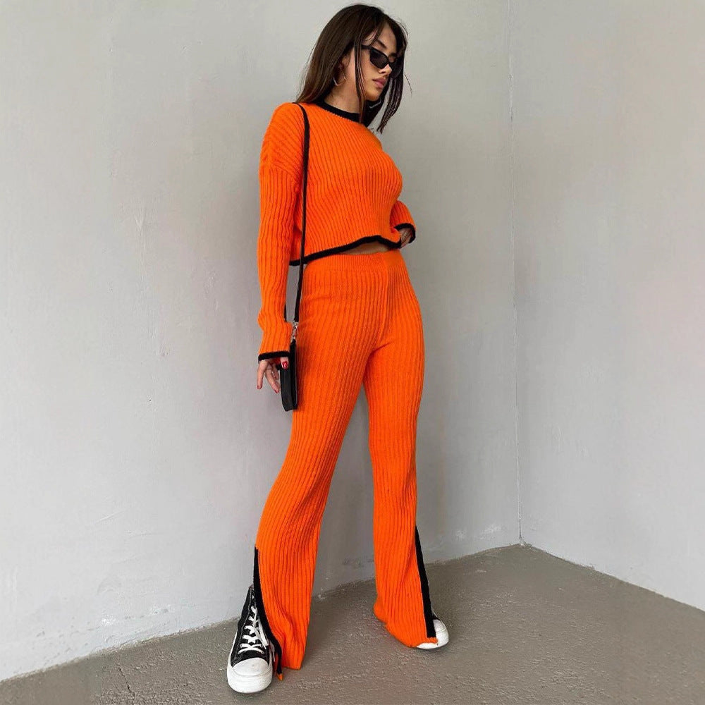 Haut et pantalon en tricot