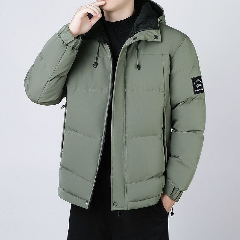 Veste d'hiver thermique coupe-vent pour homme