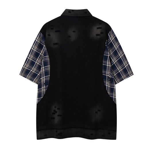 T-shirt en coton à manches courtes pour homme style streetwear
