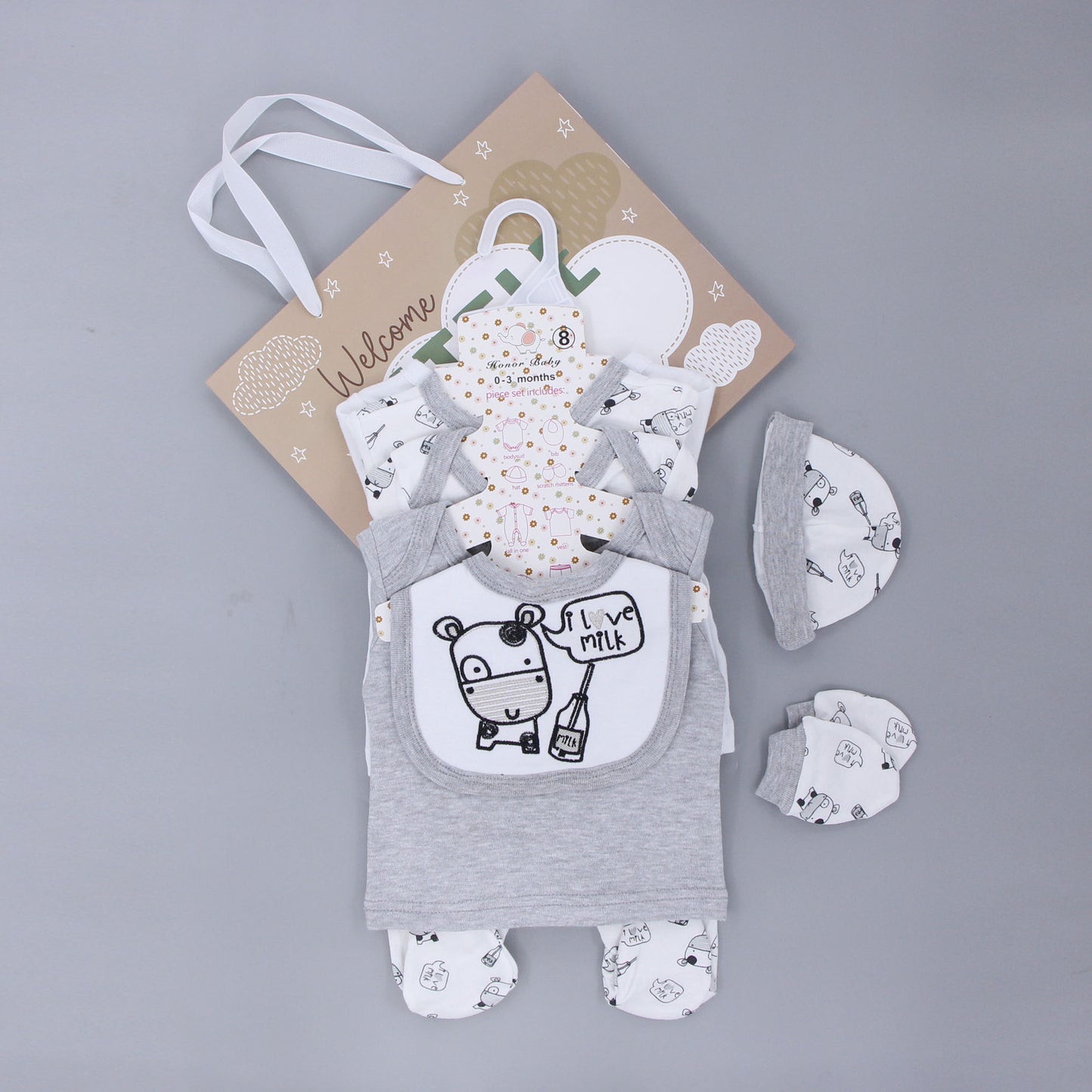 Combinaison en coton pour nouveau-né