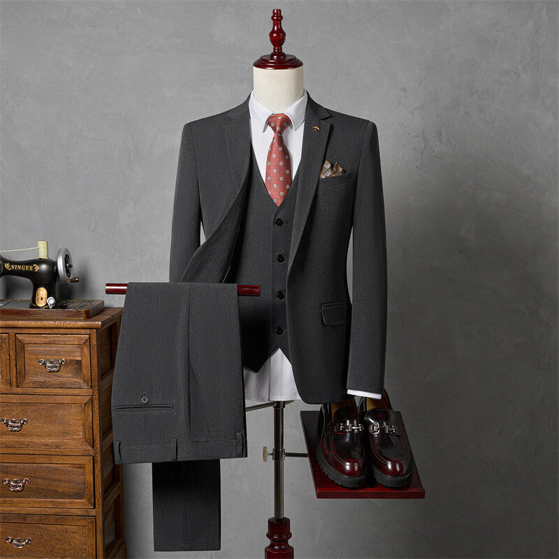 Ensemble costume d'affaires pour homme coupe Slim