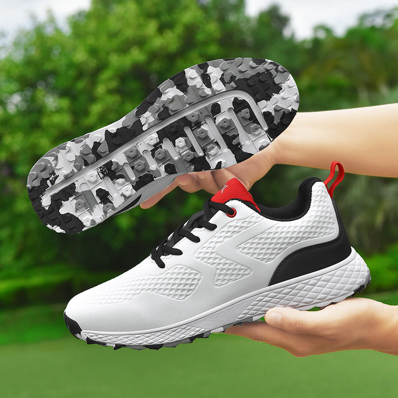 Chaussures de golf pour hommes à pointes amovibles, antidérapantes et résistantes à l'usure
