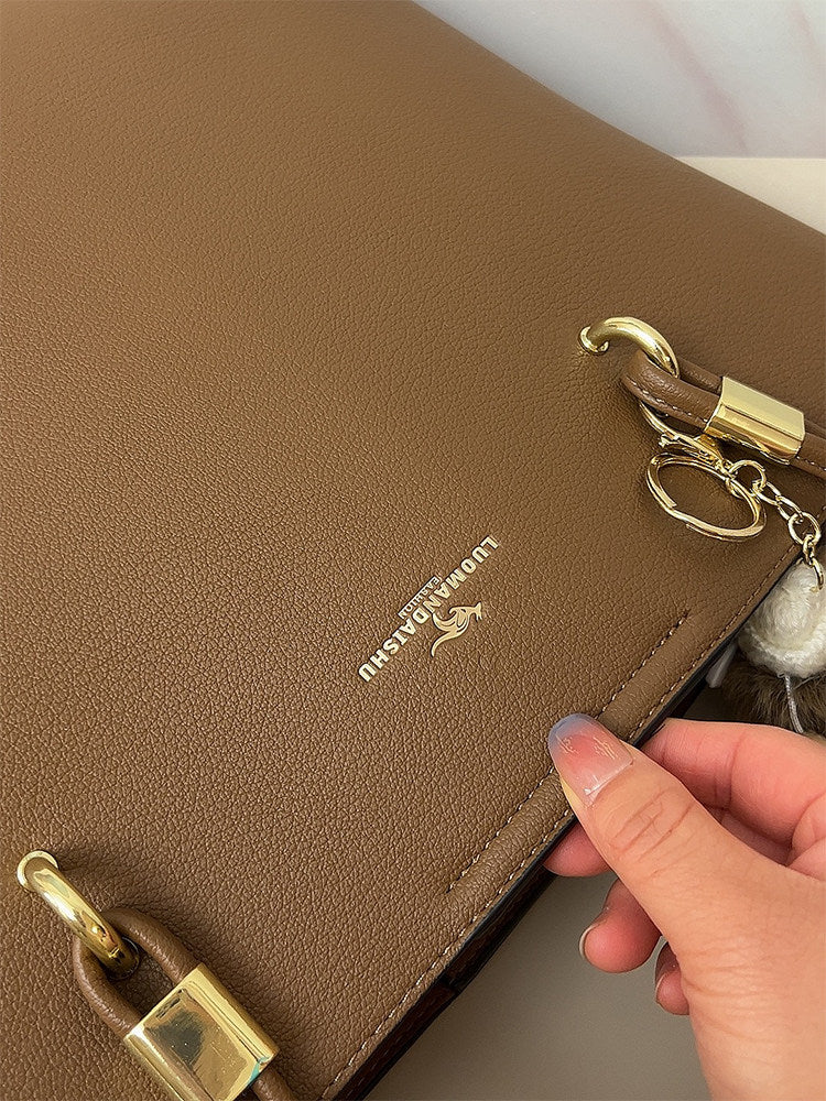 Sac cabas pour femme en cuir de vachette