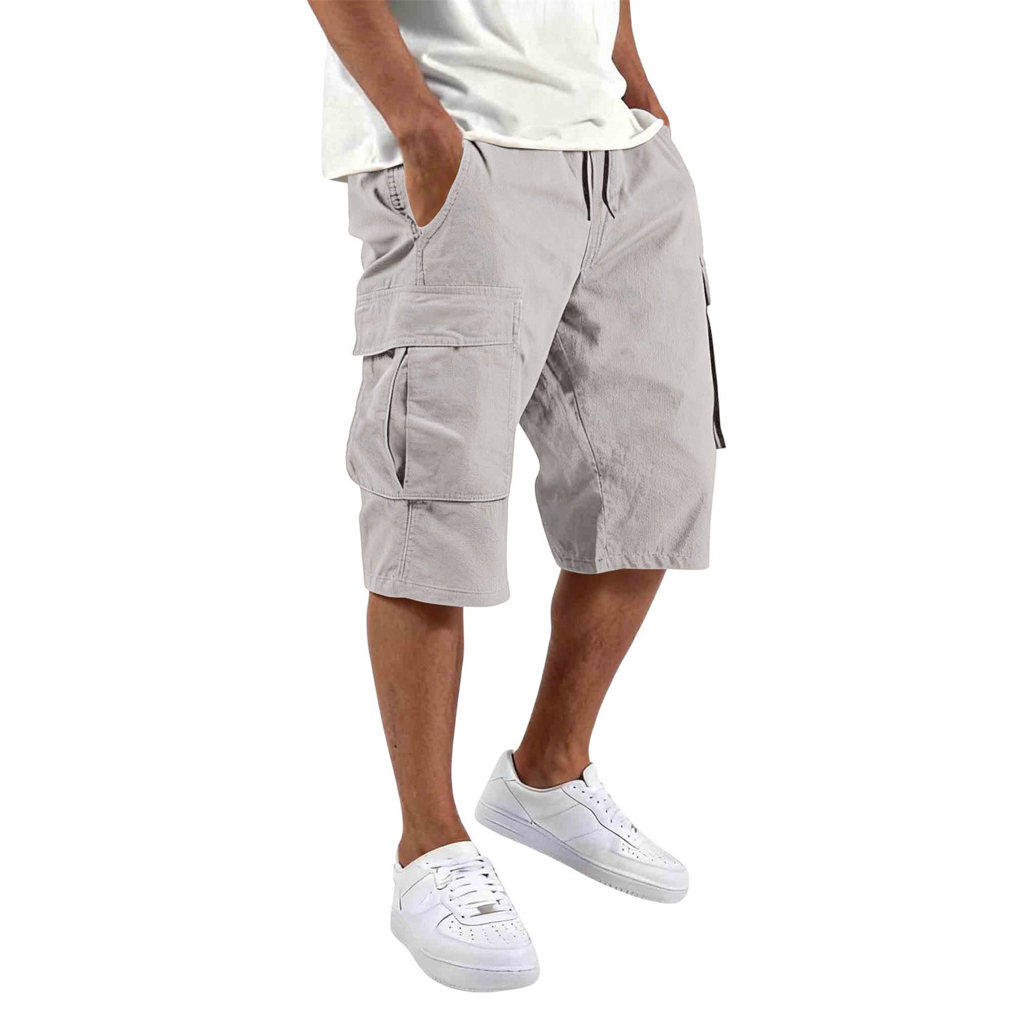 Shorts Cargo pour Hommes Sport Décontracté Multi Poches