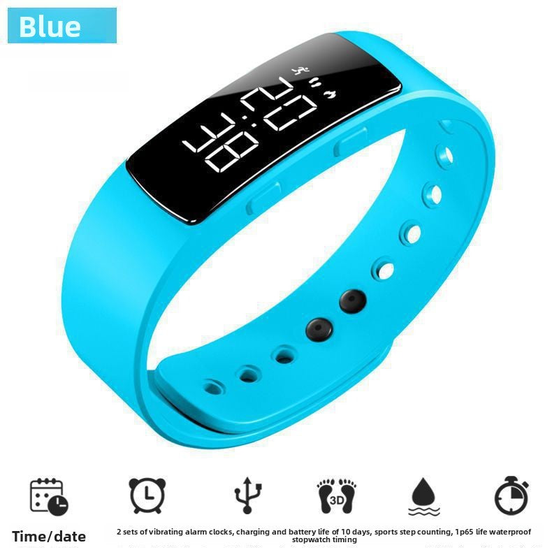 Montre réveil à vibration silencieuse multifonction