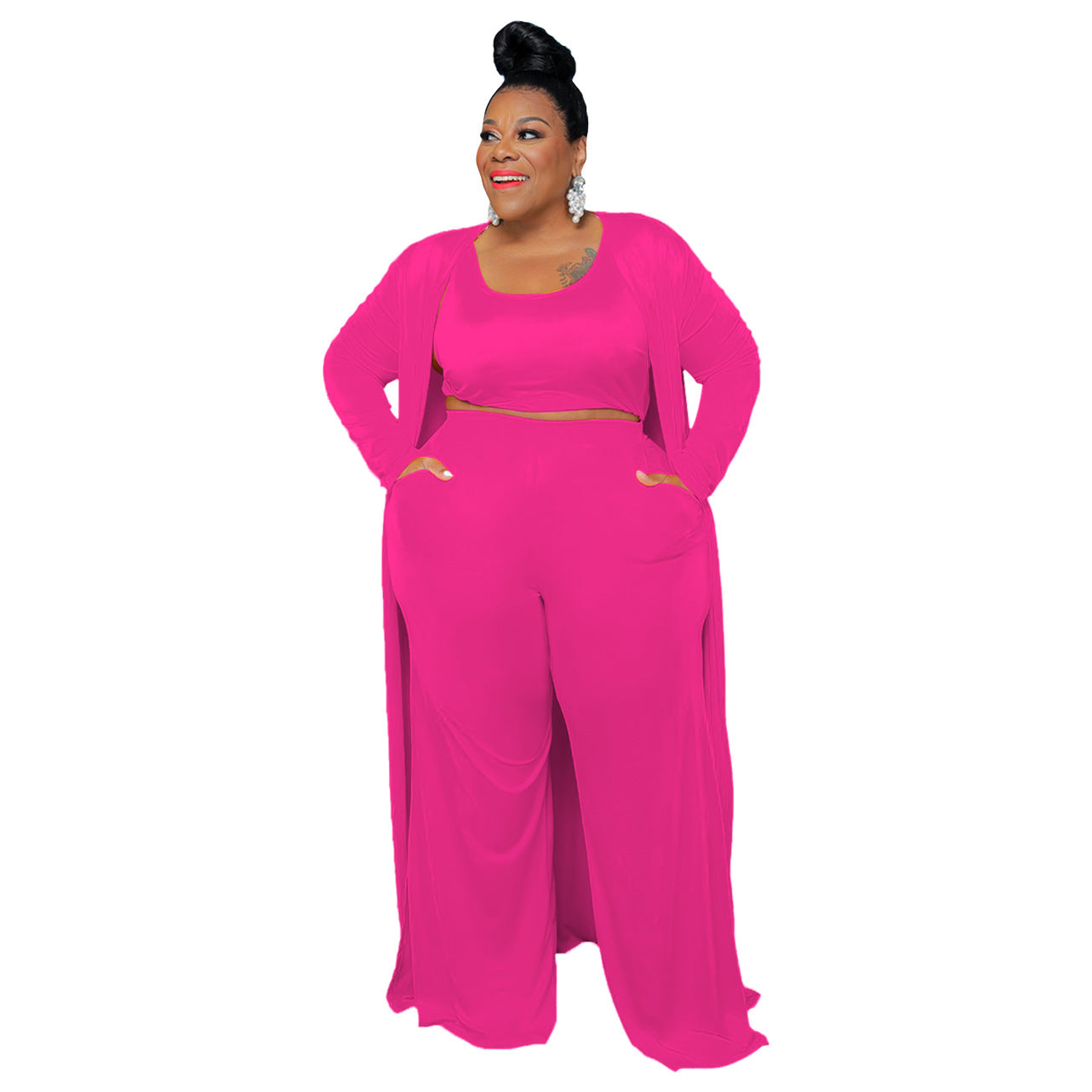 Habit :Ensemble de trois pièces pour femme