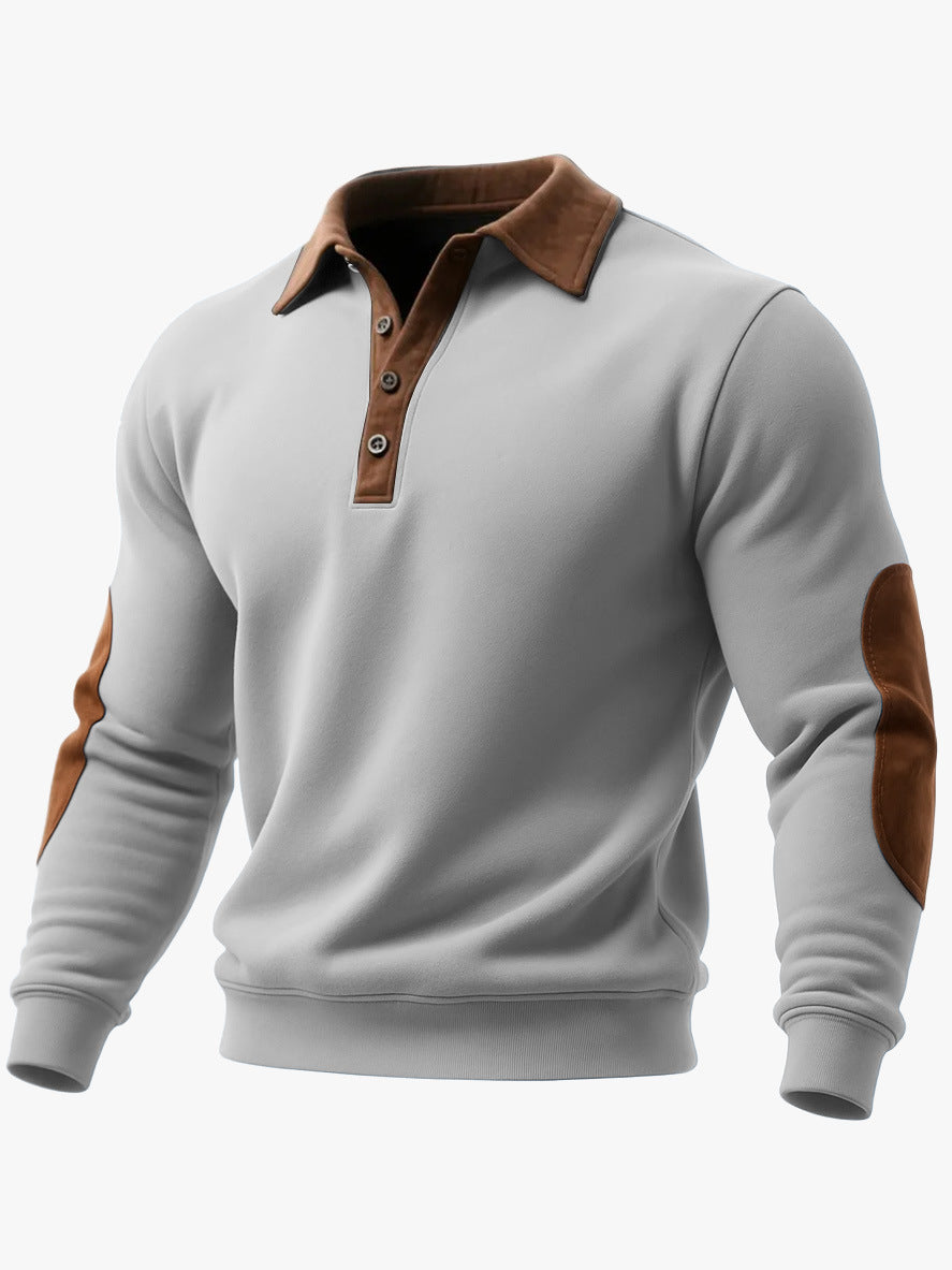 Sweat-shirt à demi-fermeture éclair