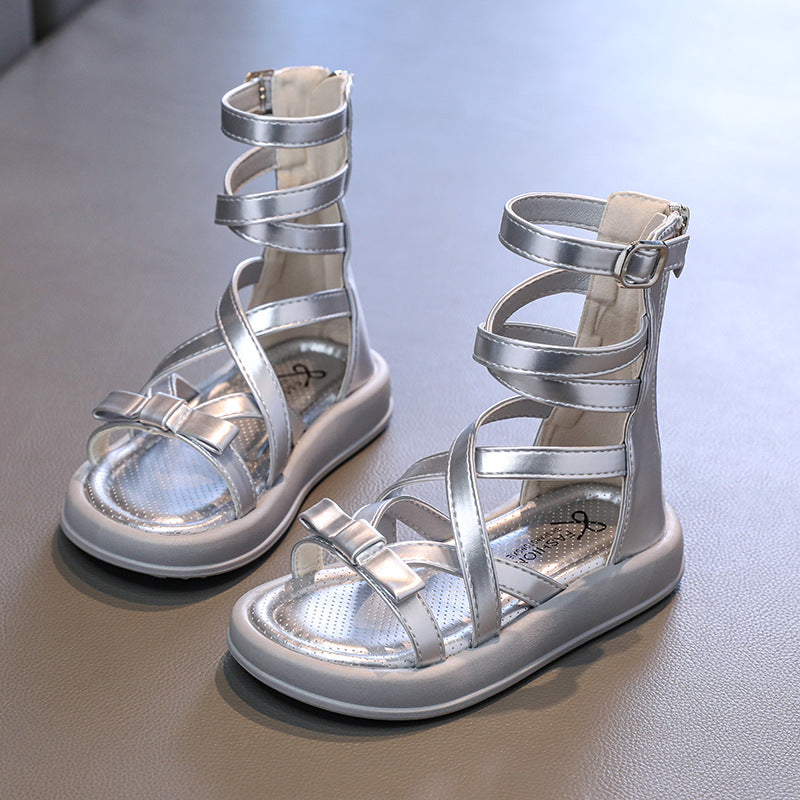 Sandales d'été pour filles à semelle souple