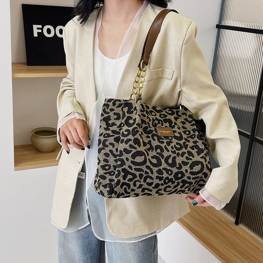 Sac cabas simple en toile à bandoulière